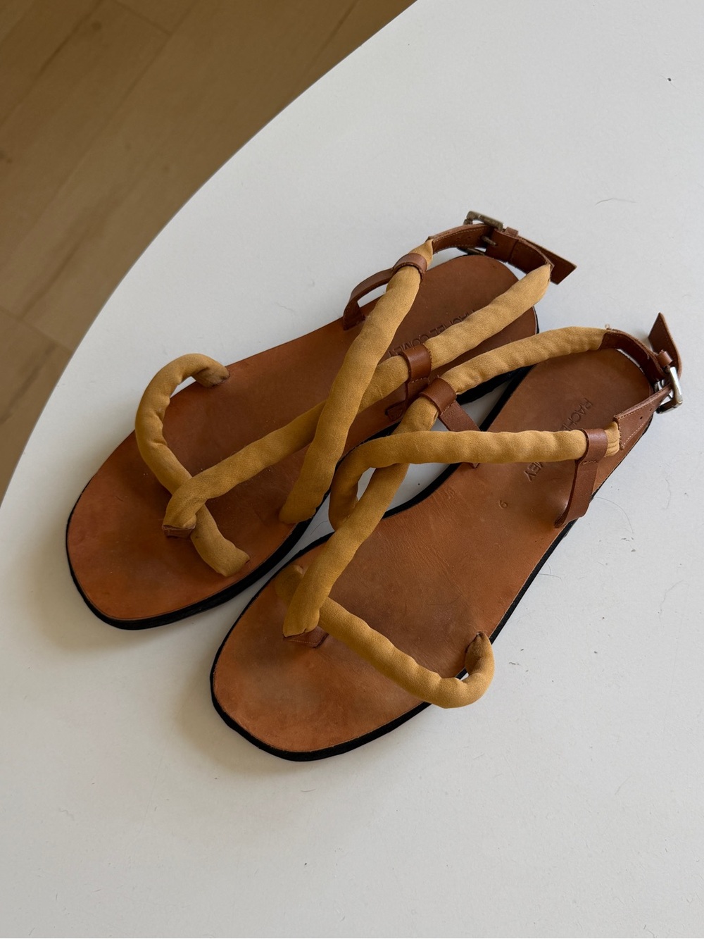 RACHEL COMEY Larz Sandals in Yellow - 9